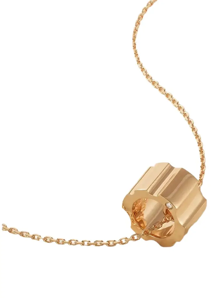 De Beers London Rvl 18-karat Rose Gold Diamond Necklace