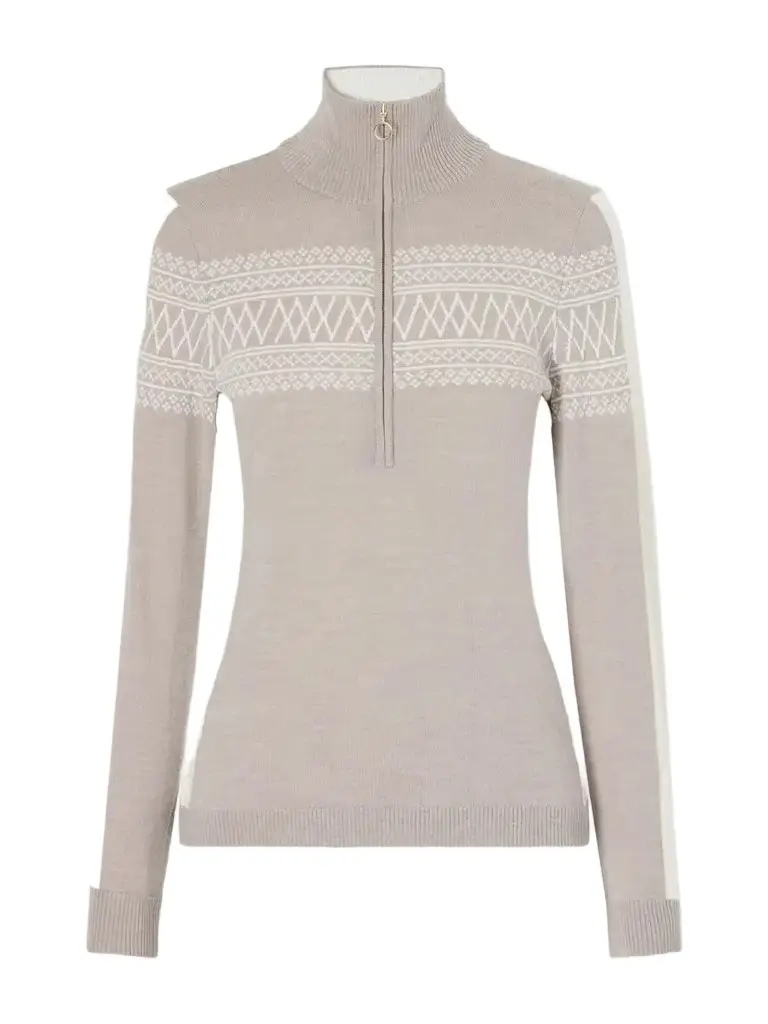 Merino Wool Half-zip Sweater
