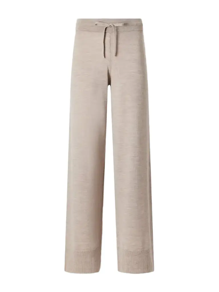 Geilo Drawstring Merino Wool Straight-leg Pants