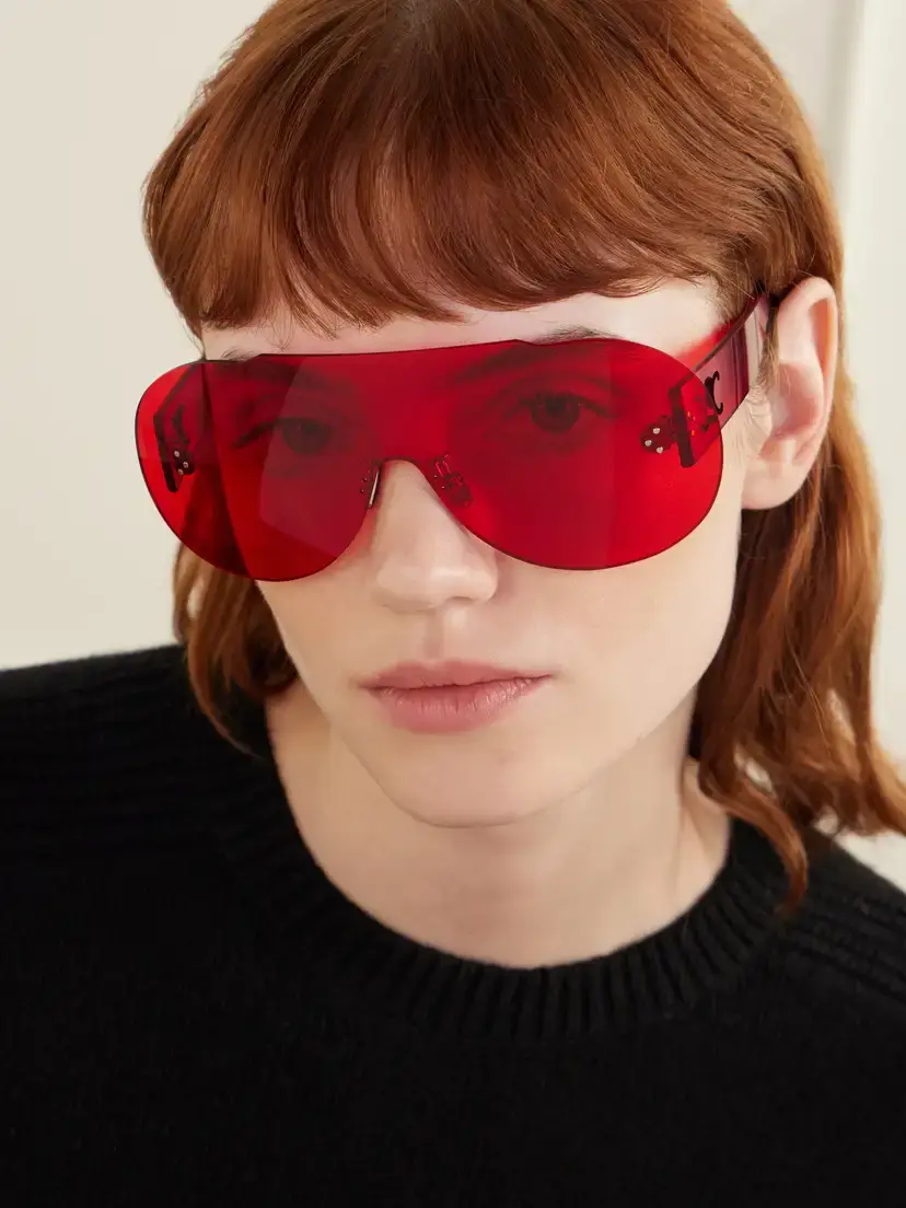 CELINE Eyewear Sundown Shade Aviator-style Injection Sunglasses | Thumbnail 2