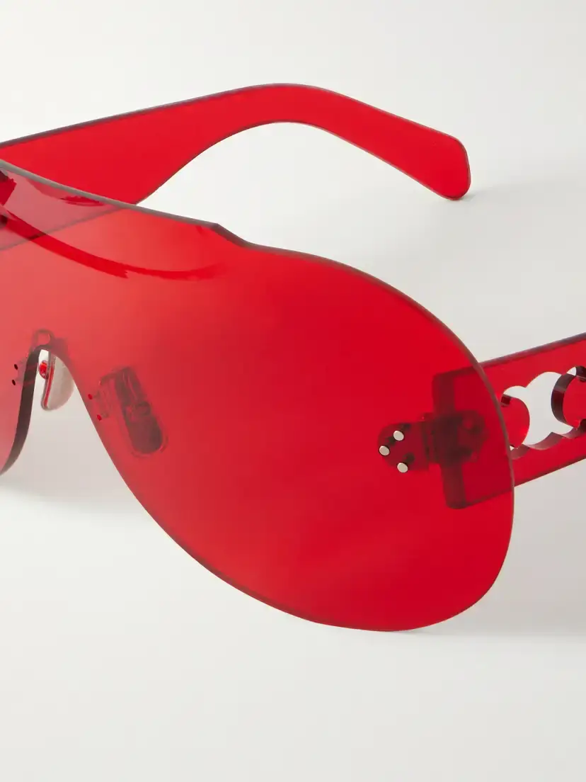 CELINE Eyewear Sundown Shade Aviator-style Injection Sunglasses | Thumbnail 4