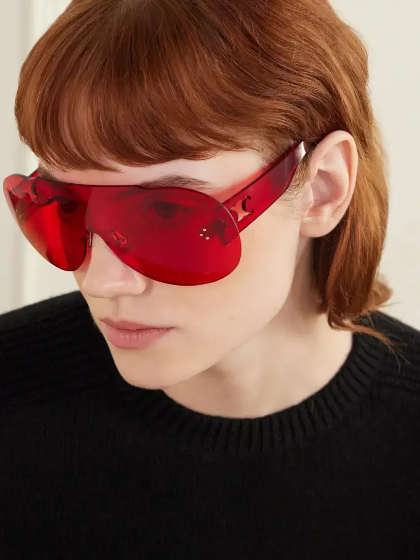 CELINE Eyewear Sundown Shade Aviator-style Injection Sunglasses | Thumbnail 5
