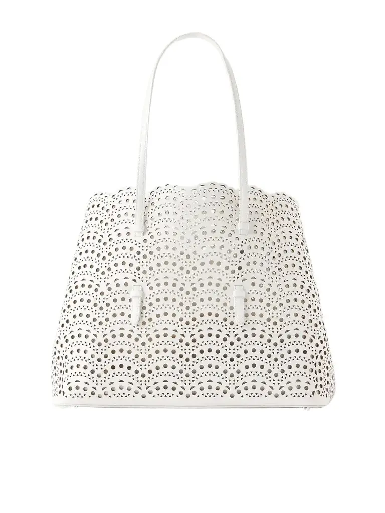 Alaïa Mina Laser-cut Leather Tote
