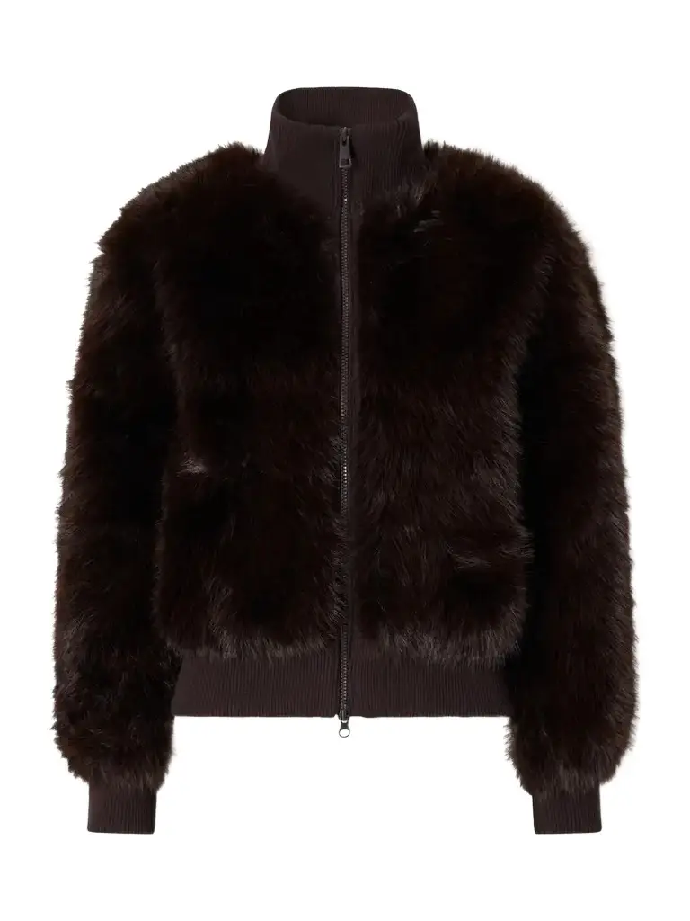 Dovre Rib-trimmed Plush Ski Jacket