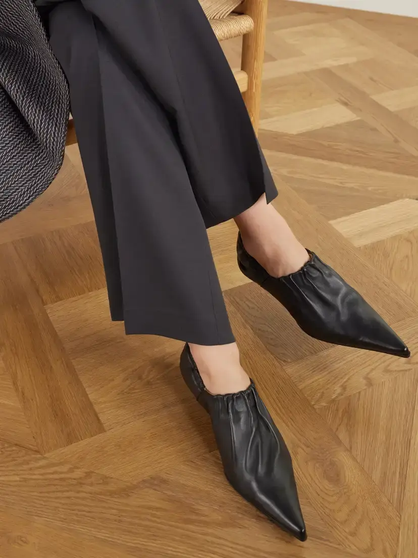 Our Legacy Ranch Envelope 35 Gathered Leather Pumps | Thumbnail 2 Our Legacy Ranch Envelope 35 Gathered Leather Pumps | Thumbnail 2
