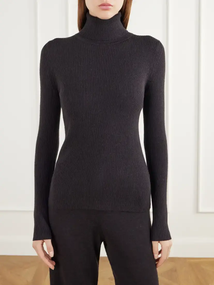 We Norwegians Geilo Ribbed Merino Wool Turtleneck Sweater | Thumbnail 3 We Norwegians Geilo Ribbed Merino Wool Turtleneck Sweater | Thumbnail 3