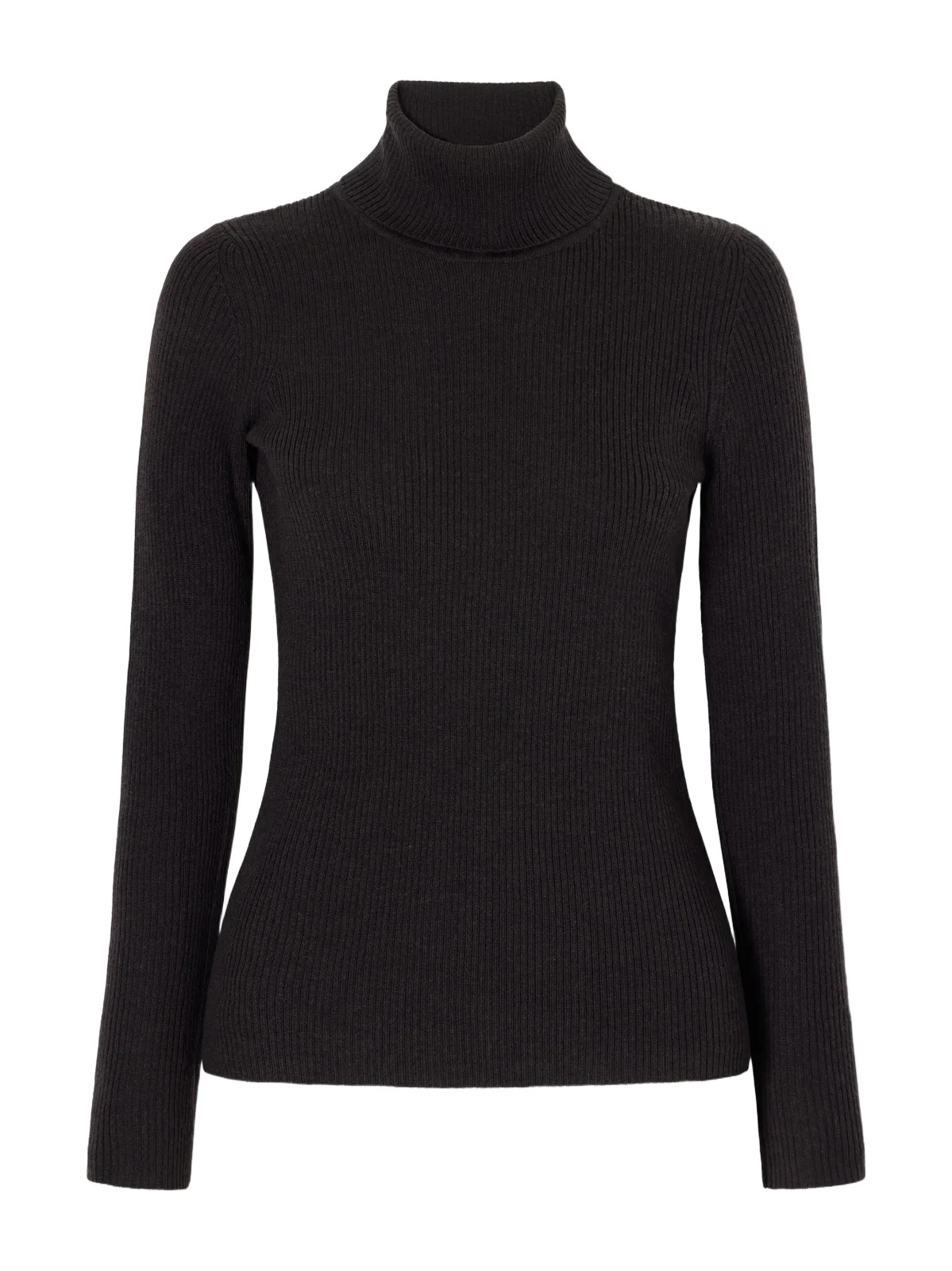 We Norwegians Geilo Ribbed Merino Wool Turtleneck Sweater