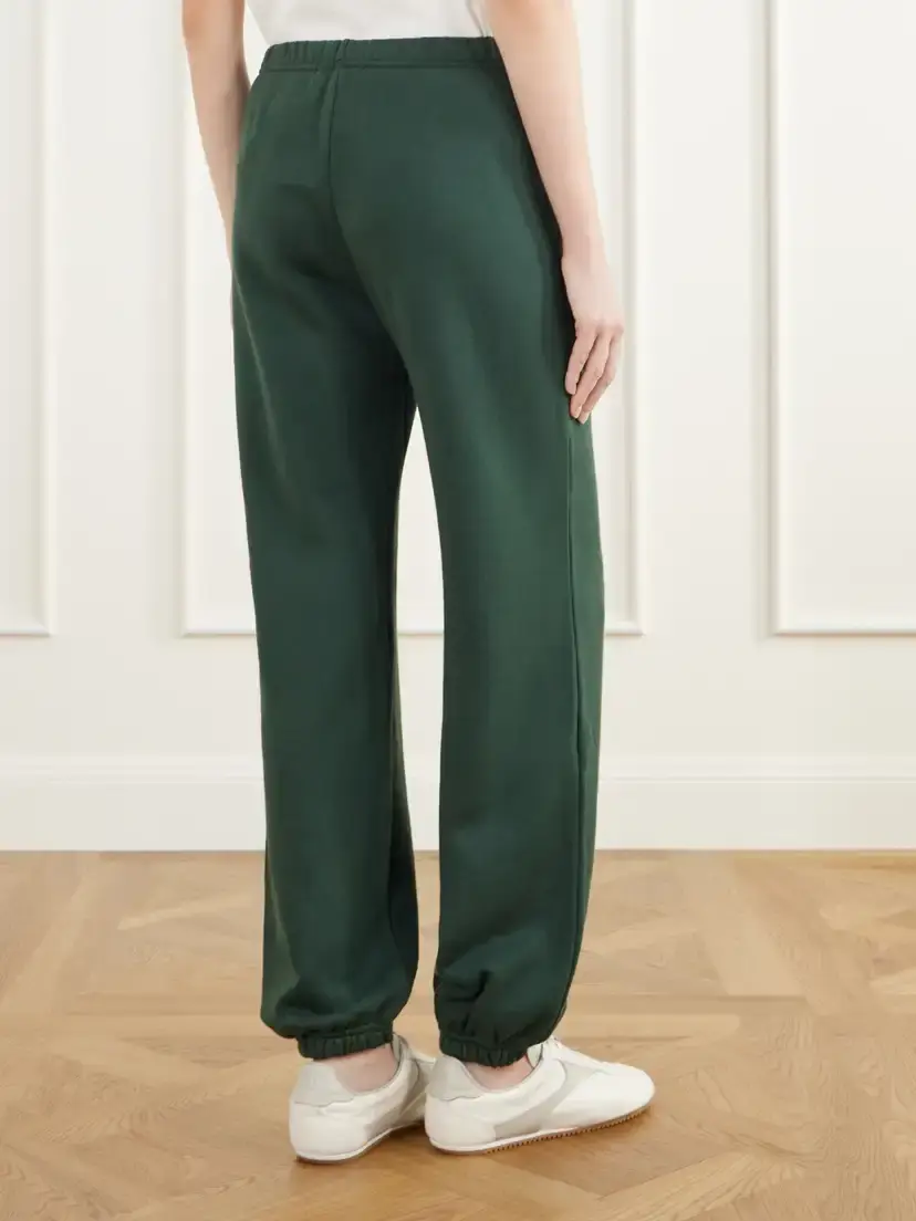 ÉTERNE Logo-embroidered French Cotton And Modal-blend Terry Tapered Track Pants | Thumbnail 4 ÉTERNE Logo-embroidered French Cotton And Modal-blend Terry Tapered Track Pants | Thumbnail 4