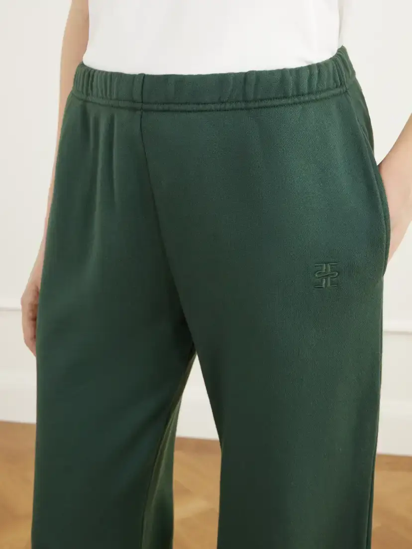 ÉTERNE Logo-embroidered French Cotton And Modal-blend Terry Tapered Track Pants | Thumbnail 5 ÉTERNE Logo-embroidered French Cotton And Modal-blend Terry Tapered Track Pants | Thumbnail 5