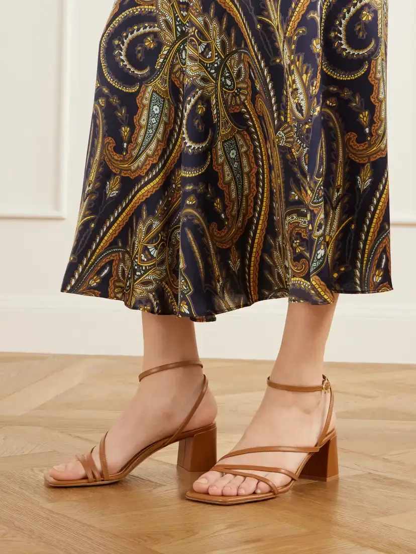 Gianvito Rossi 55 Leather Sandals | Thumbnail 2 Gianvito Rossi 55 Leather Sandals | Thumbnail 2