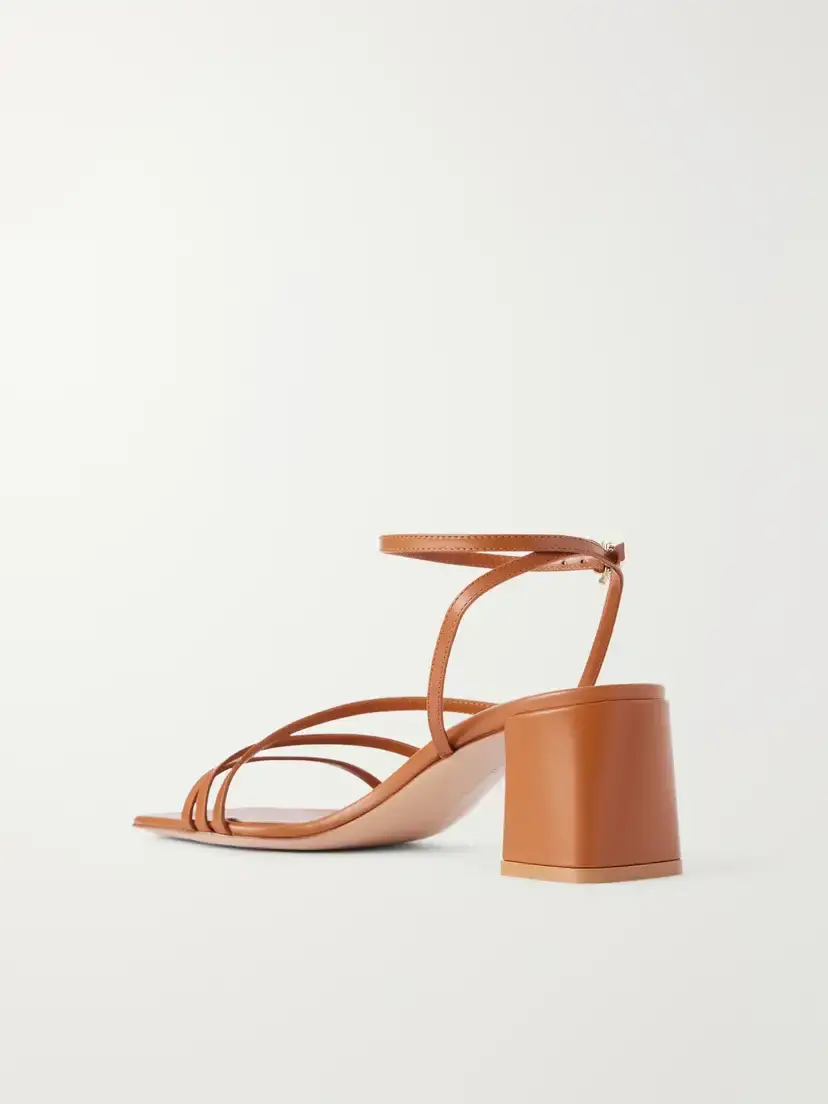 Gianvito Rossi 55 Leather Sandals | Thumbnail 3 Gianvito Rossi 55 Leather Sandals | Thumbnail 3