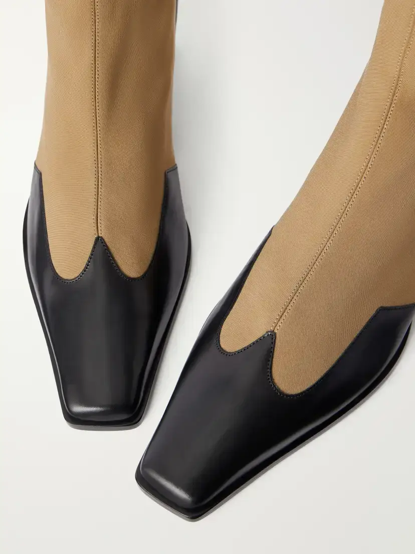 Emme Parsons Western Minori Leather-trimmed Stretch-grosgrain Ankle Boots | Thumbnail 5 Emme Parsons Western Minori Leather-trimmed Stretch-grosgrain Ankle Boots | Thumbnail 5