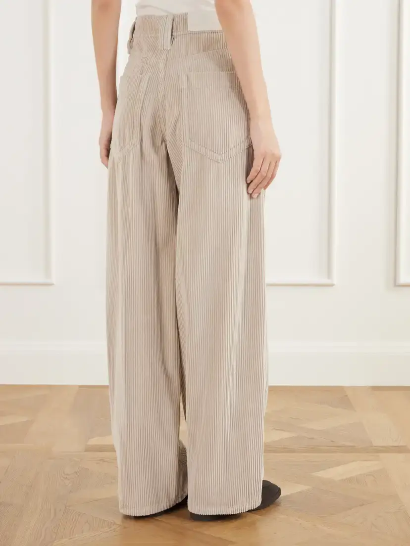 Brunello Cucinelli Cotton-corduroy Wide-leg Pants | Thumbnail 4 Brunello Cucinelli Cotton-corduroy Wide-leg Pants | Thumbnail 4