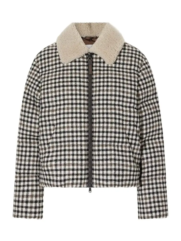 Shearling-trimmed Alpaca-blend Twill Down Jacket Shearling-trimmed Alpaca-blend Twill Down Jacket