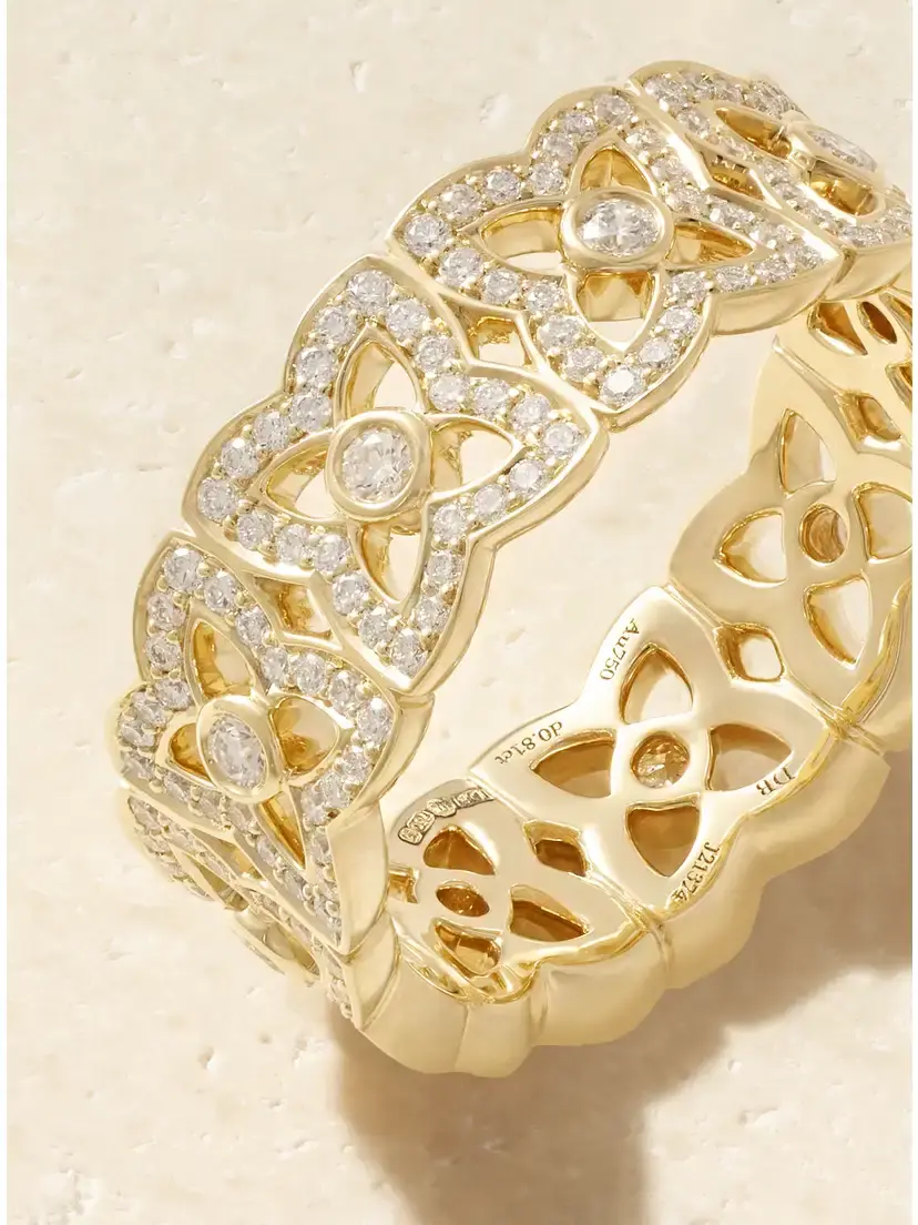 De Beers London Lotus By De Beers 18-karat Gold Diamond Ring | Thumbnail 3 De Beers London Lotus By De Beers 18-karat Gold Diamond Ring | Thumbnail 3