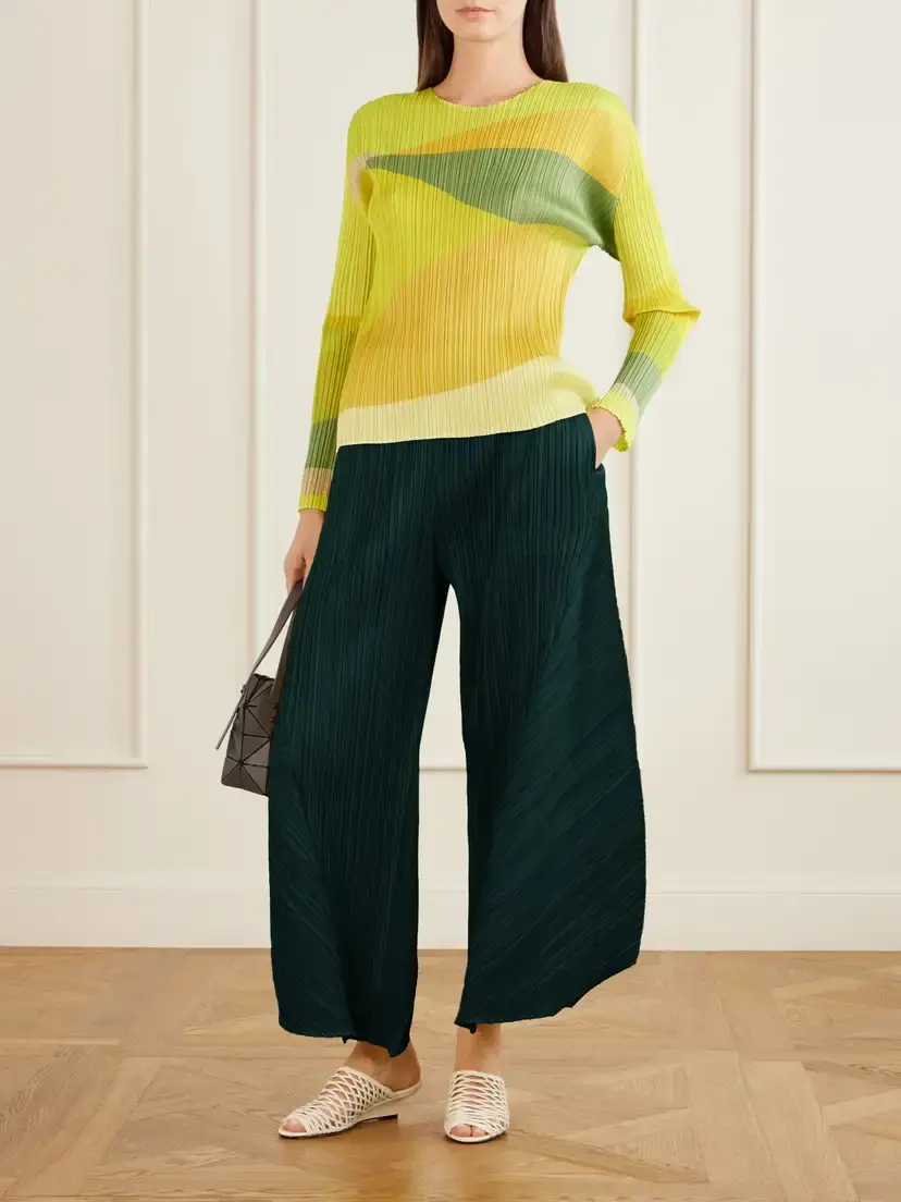 Pleats Please Issey Miyake Plissé Wide-leg Pants | Thumbnail 2 Pleats Please Issey Miyake Plissé Wide-leg Pants | Thumbnail 2