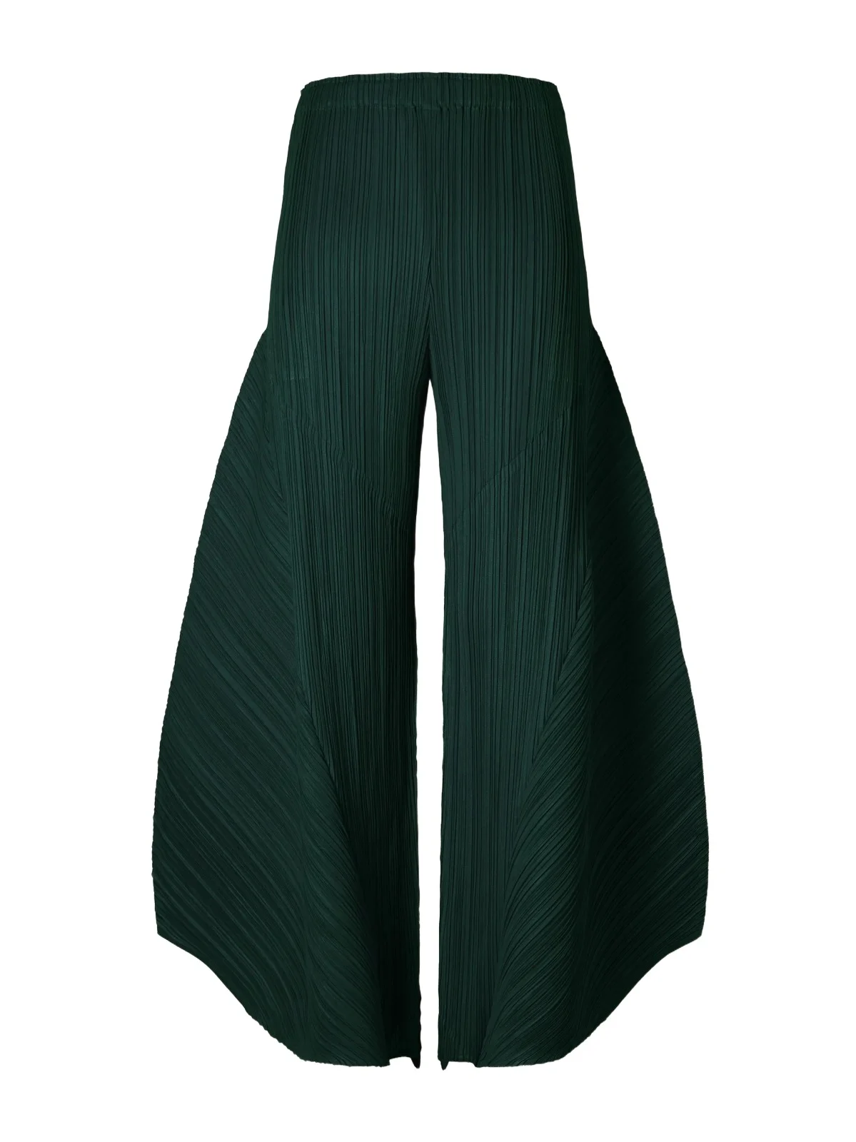 Plissé Wide-leg Pants