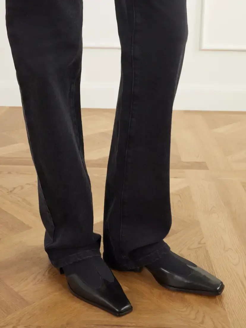 Emme Parsons Western Minori Leather-trimmed Stretch-grosgrain Ankle Boots | Thumbnail 2 Emme Parsons Western Minori Leather-trimmed Stretch-grosgrain Ankle Boots | Thumbnail 2