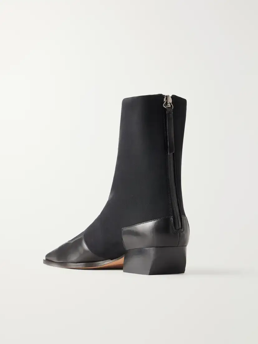 Emme Parsons Western Minori Leather-trimmed Stretch-grosgrain Ankle Boots | Thumbnail 3 Emme Parsons Western Minori Leather-trimmed Stretch-grosgrain Ankle Boots | Thumbnail 3