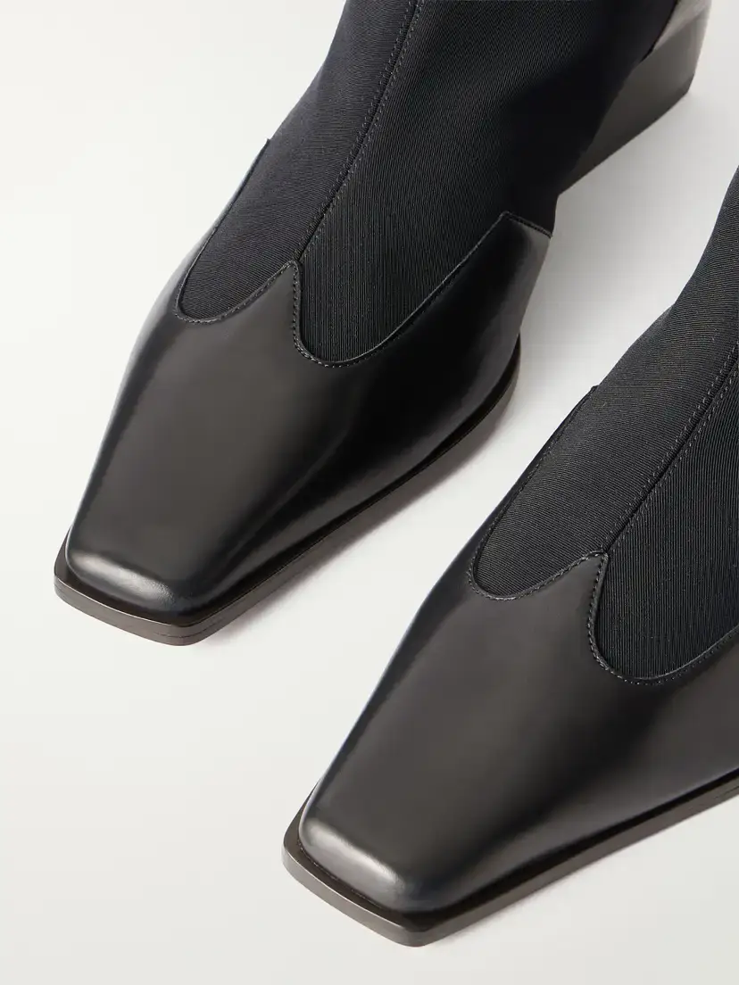 Emme Parsons Western Minori Leather-trimmed Stretch-grosgrain Ankle Boots | Thumbnail 5 Emme Parsons Western Minori Leather-trimmed Stretch-grosgrain Ankle Boots | Thumbnail 5