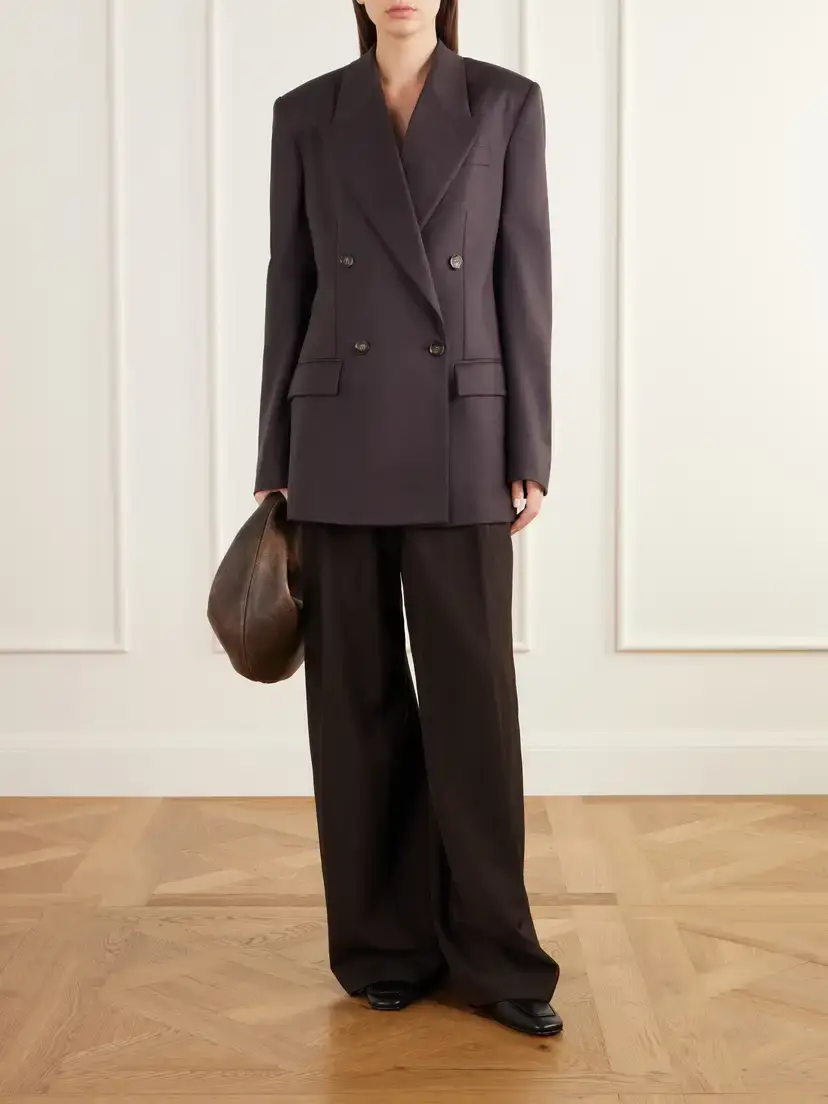 Stella McCartney Double-breasted Wool-flannel Blazer | Thumbnail 2