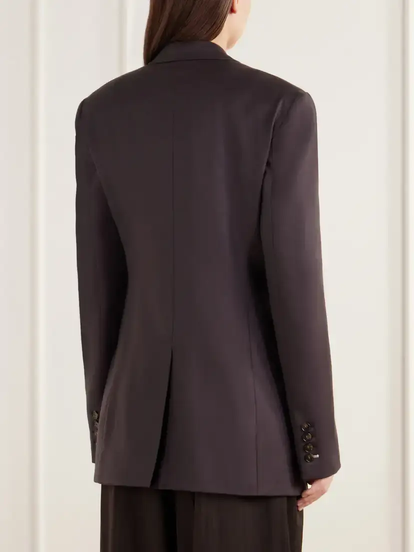 Stella McCartney Double-breasted Wool-flannel Blazer | Thumbnail 3