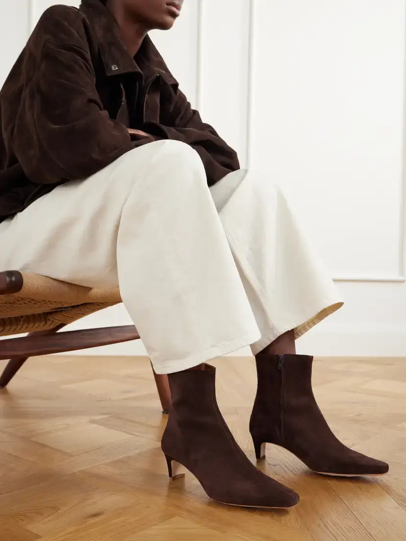 Staud Wally Suede Ankle Boots | Thumbnail 2