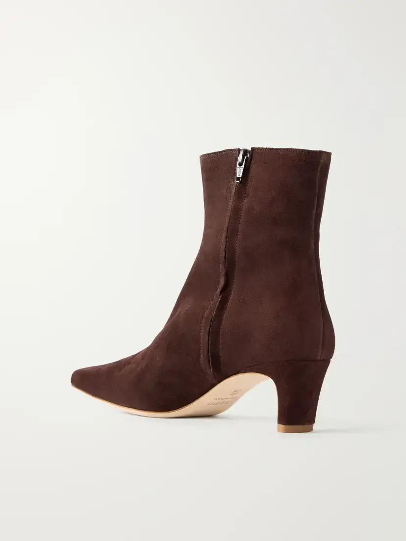 Staud Wally Suede Ankle Boots | Thumbnail 3