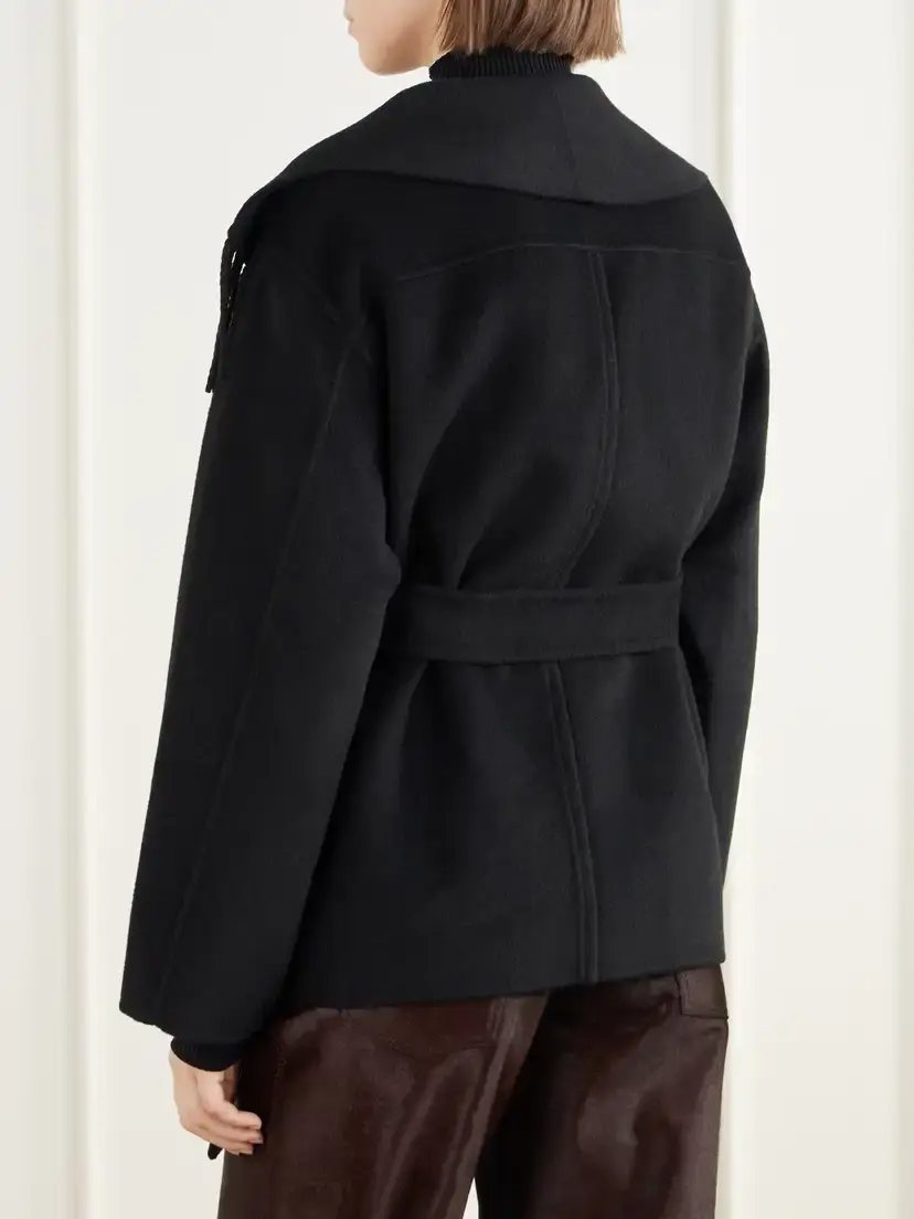 Simkhai Rowen Belted Fringed Wool-blend Jacket | Thumbnail 4 Simkhai Rowen Belted Fringed Wool-blend Jacket | Thumbnail 4
