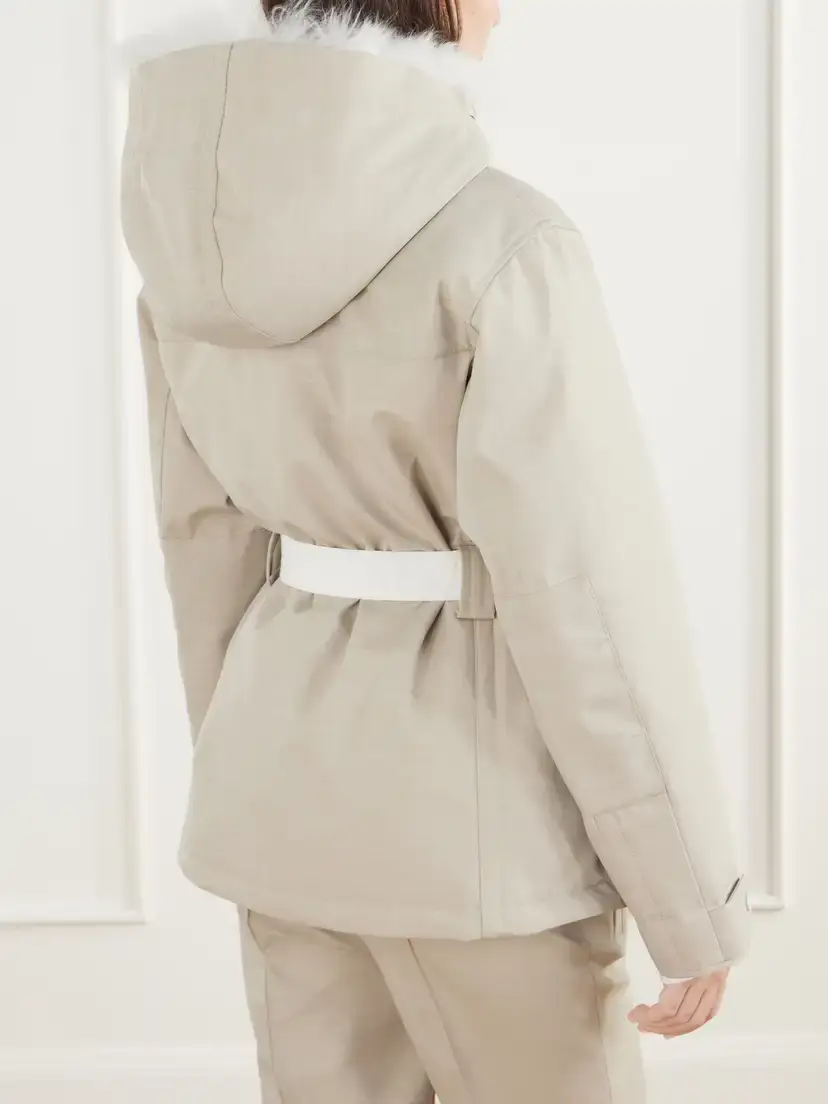Yves Salomon Shearling-trimmed Twill Down Ski Jacket | Thumbnail 3 Yves Salomon Shearling-trimmed Twill Down Ski Jacket | Thumbnail 3