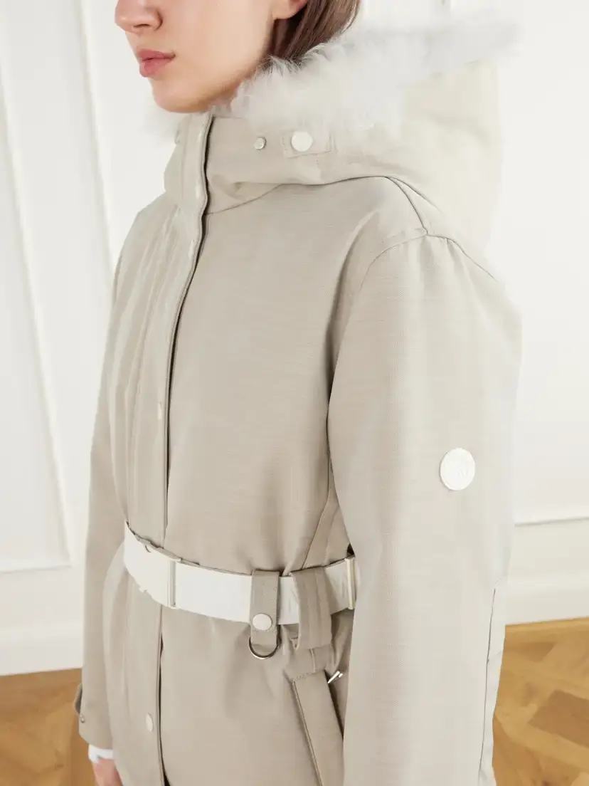 Yves Salomon Shearling-trimmed Twill Down Ski Jacket | Thumbnail 4 Yves Salomon Shearling-trimmed Twill Down Ski Jacket | Thumbnail 4