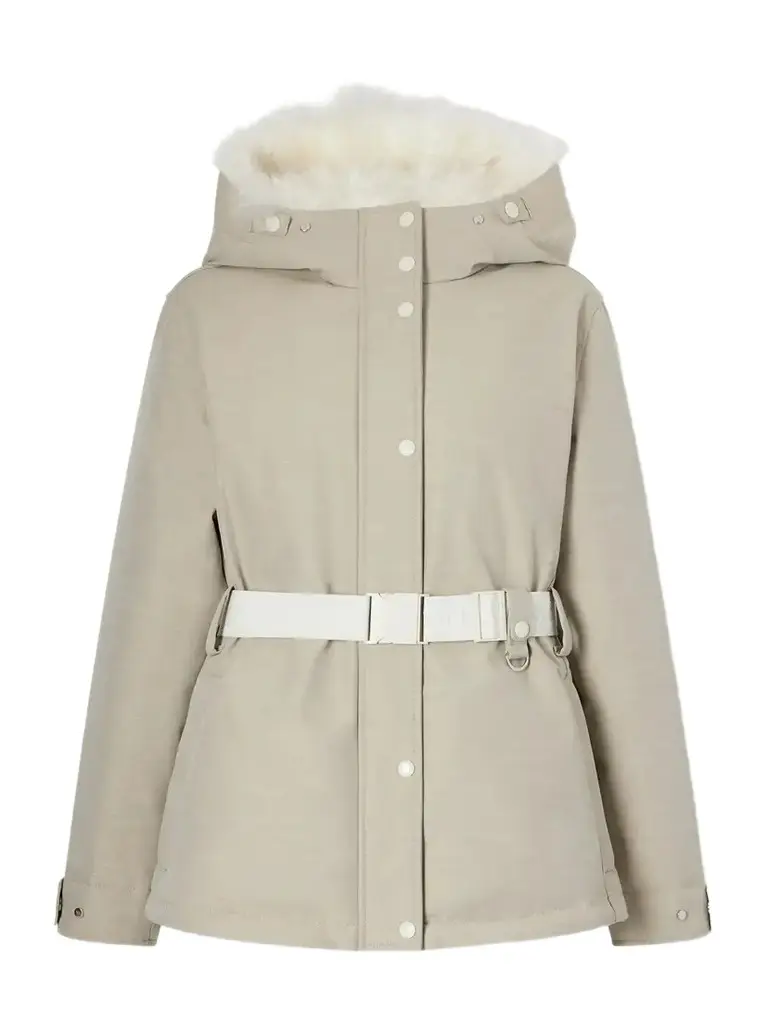 Yves Salomon Shearling-trimmed Twill Down Ski Jacket