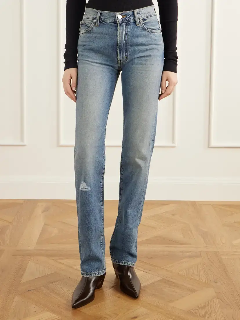 ÉTERNE Chloe Straight High-rise Jeans | Thumbnail 3