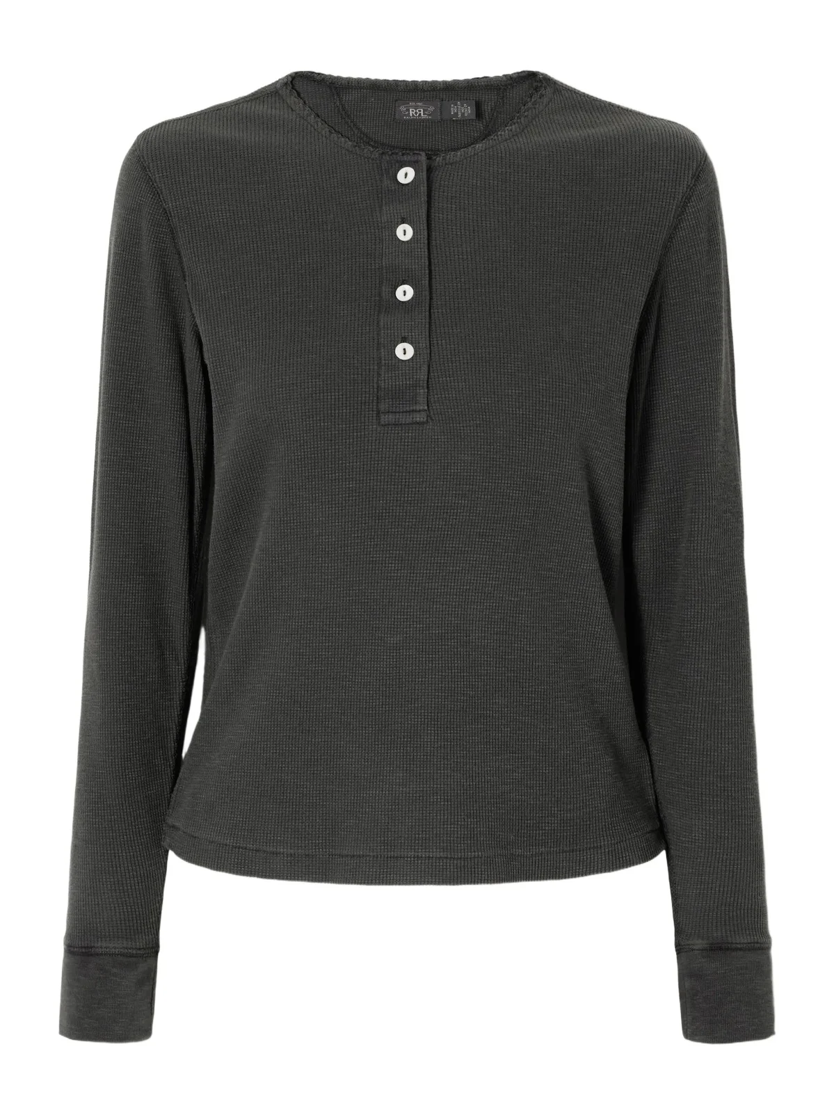 RRL Waffle-knit Cotton-blend Henley Top