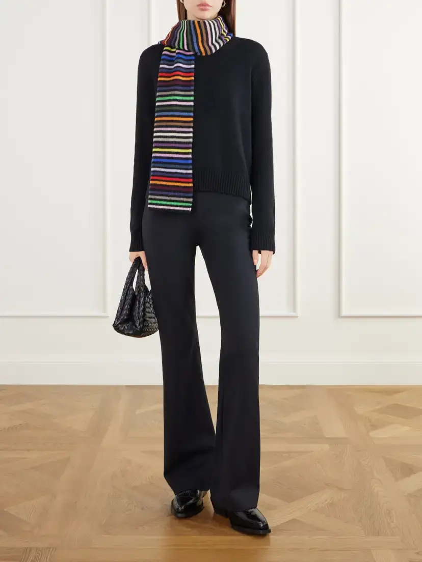Suzie Kondi Soula Striped Cashmere Scarf | Thumbnail 3
