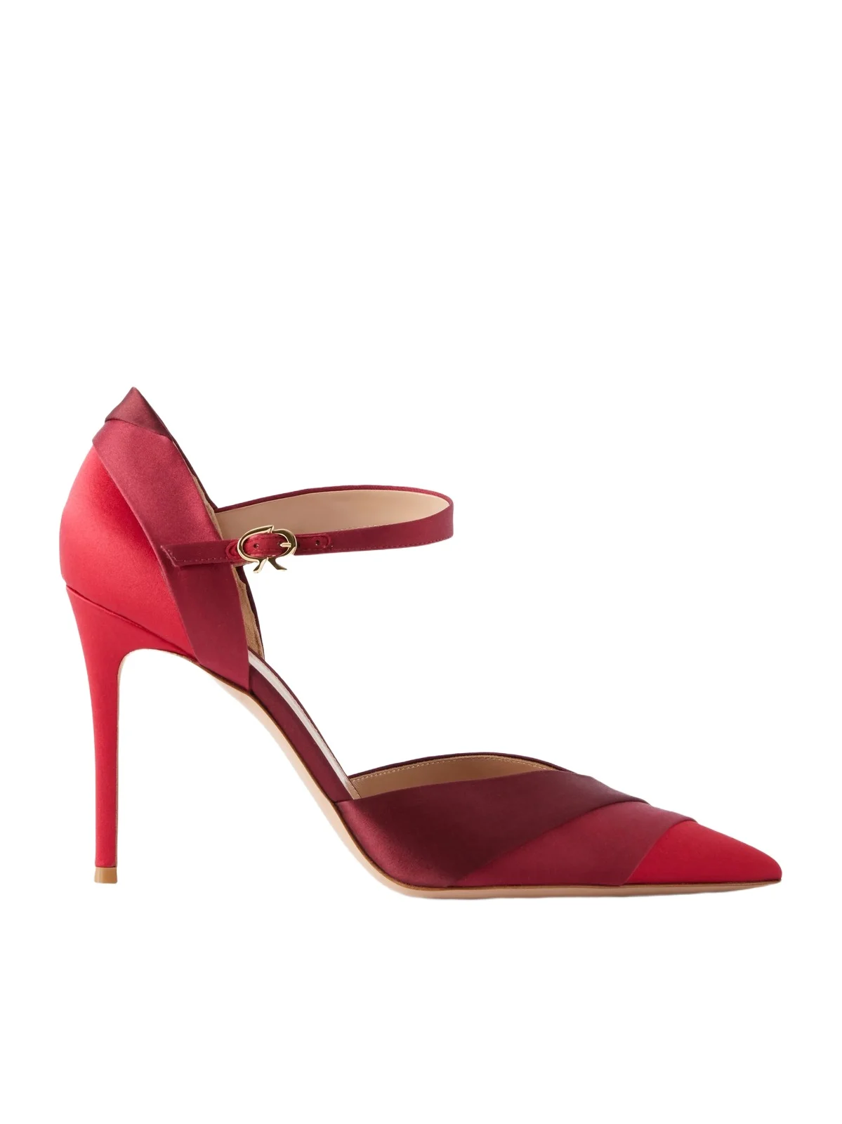 Gianvito Rossi 95 Crepe-satin Pumps