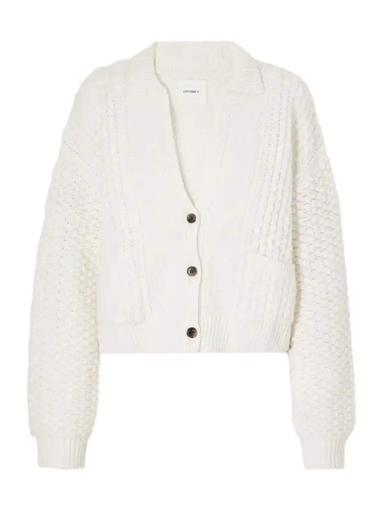 Becs Cable-knit Cashmere Cardigan Becs Cable-knit Cashmere Cardigan