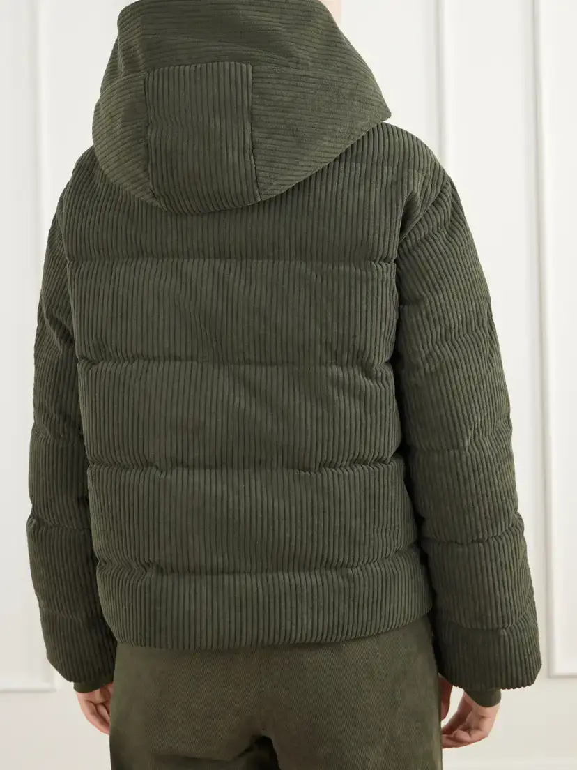 We Norwegians Britt Hooded Quilted Corduroy Padded Ski Jacket | Thumbnail 4 We Norwegians Britt Hooded Quilted Corduroy Padded Ski Jacket | Thumbnail 4