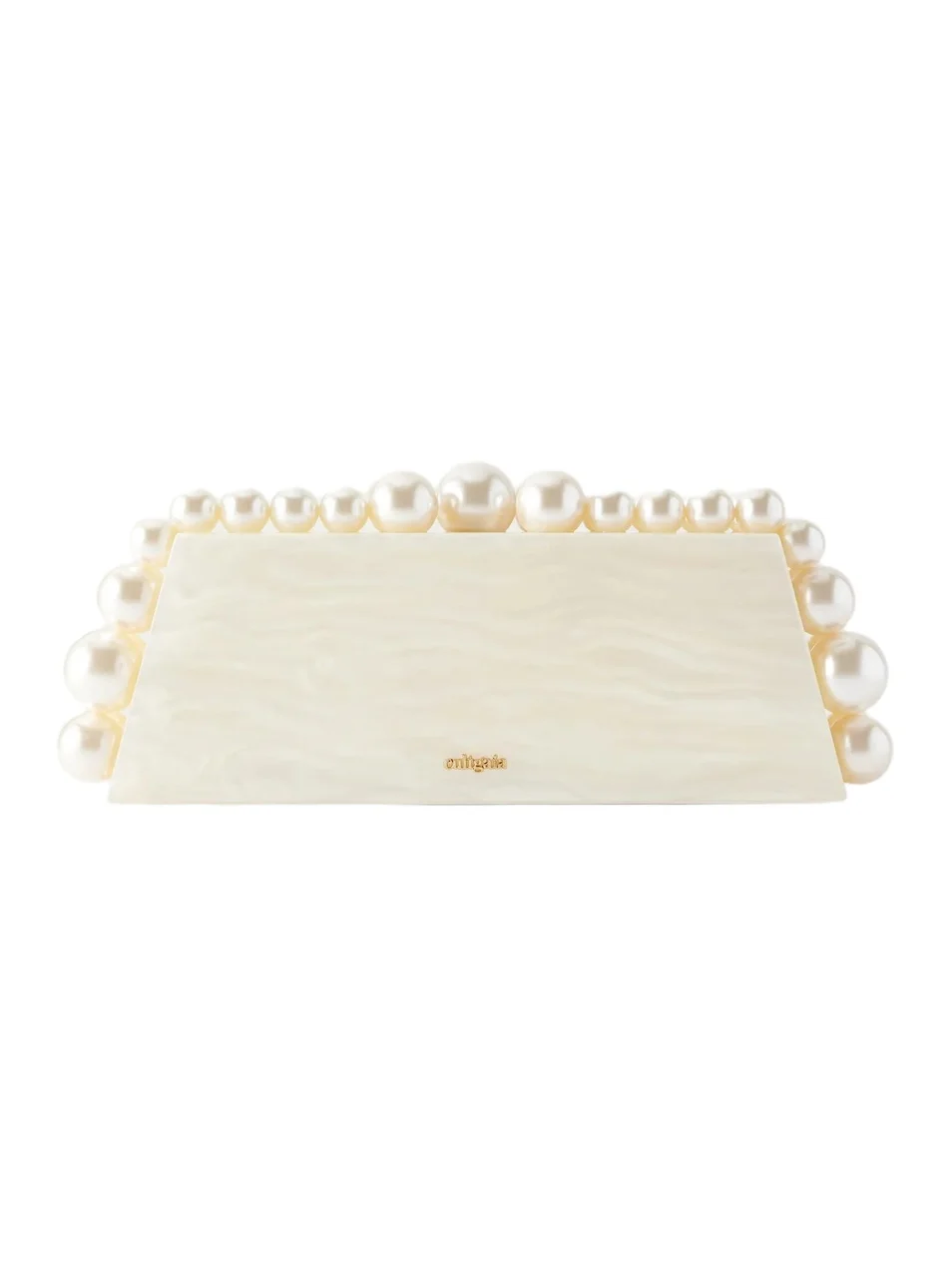 Eos Lungo Pearl-effect Resin Clutch