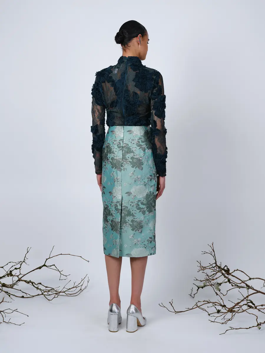 Aknvas The Freja top in teal | Thumbnail 3 Aknvas The Freja top in teal | Thumbnail 3