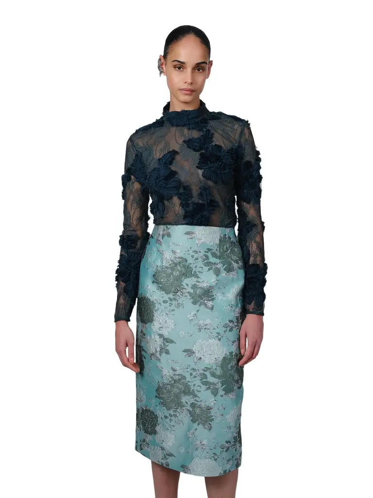 Aknvas The Freja top in teal