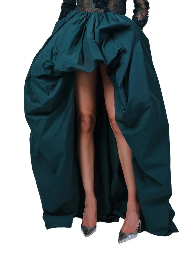 Aknvas The Jami skirt in teal