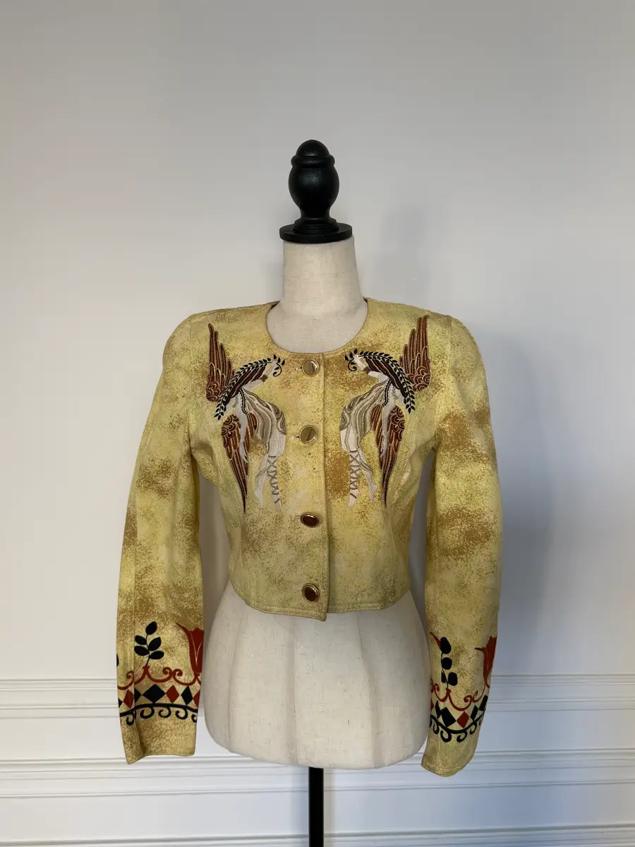 Jen Wonders Studio Swan cropped Jacket | Thumbnail 2 Jen Wonders Studio Swan cropped Jacket | Thumbnail 2
