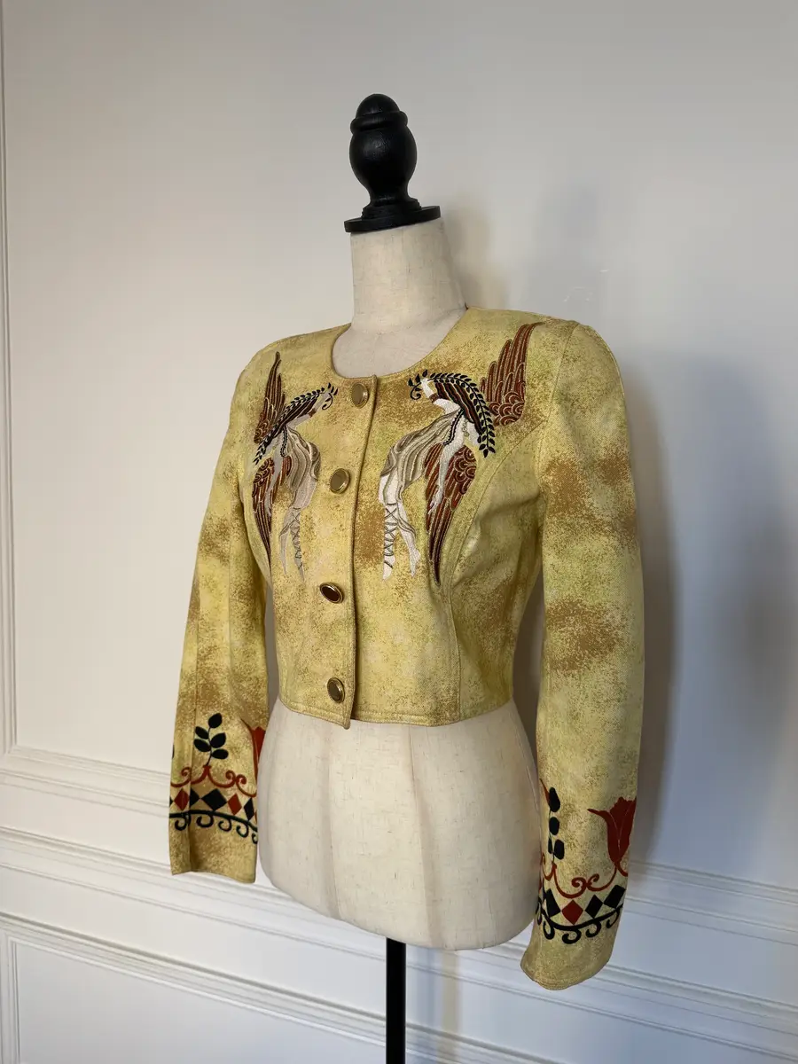Jen Wonders Studio Swan cropped Jacket | Thumbnail 4 Jen Wonders Studio Swan cropped Jacket | Thumbnail 4