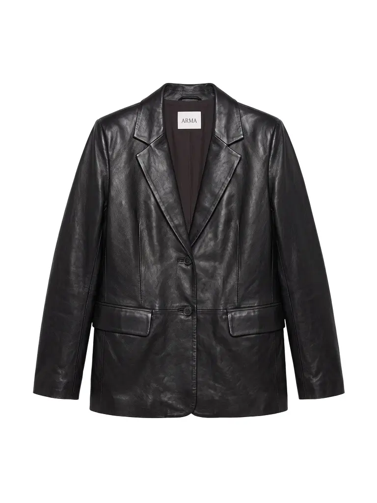 Sema Leather Blazer