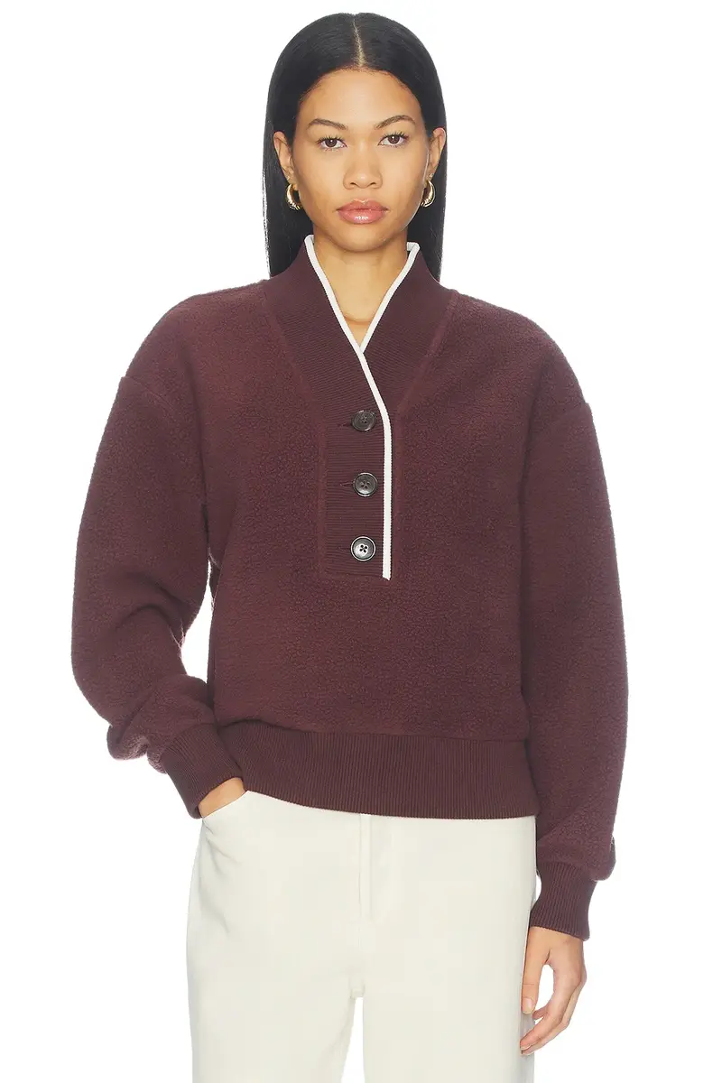 Brenna Button Neck Fleece Brenna Button Neck Fleece