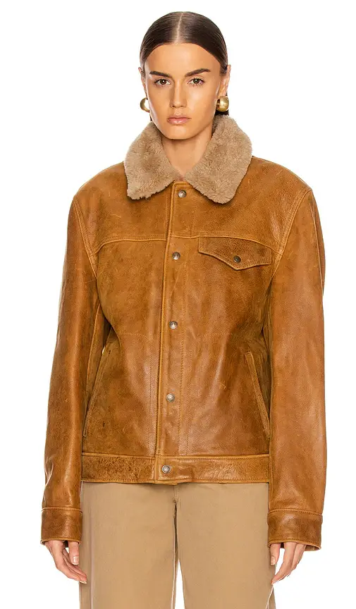 SCHOTT Waxy Vintage Buffalo Trucker | Thumbnail 2 SCHOTT Waxy Vintage Buffalo Trucker | Thumbnail 2