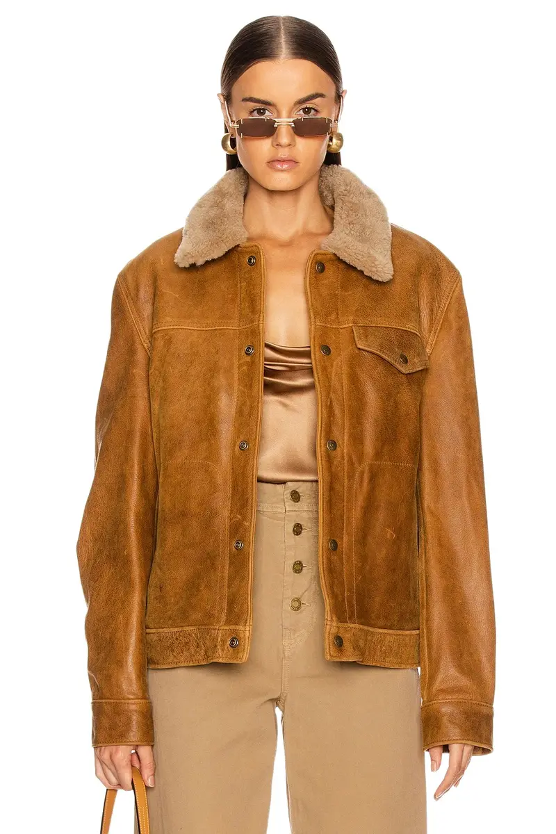 SCHOTT Waxy Vintage Buffalo Trucker