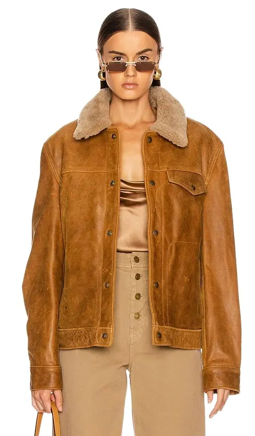 SCHOTT Waxy Vintage Buffalo Trucker