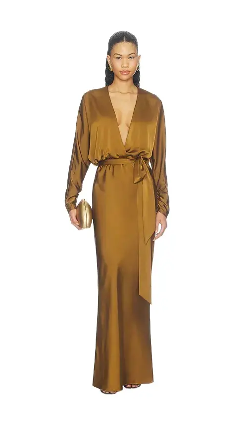 Dolman Sleeve Maxi Dress